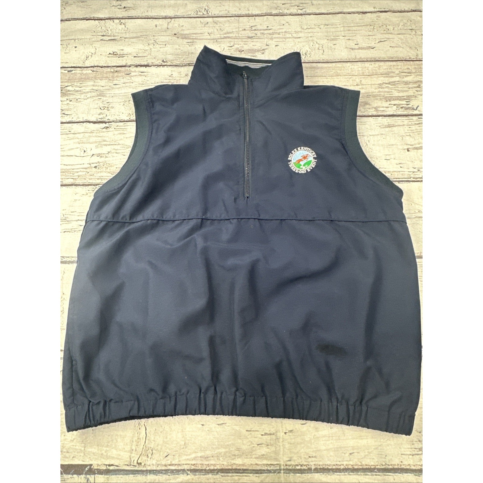 Rolex Kentucky ThreeDay Event Navy Blue Turfer Sport Vest Size Medium